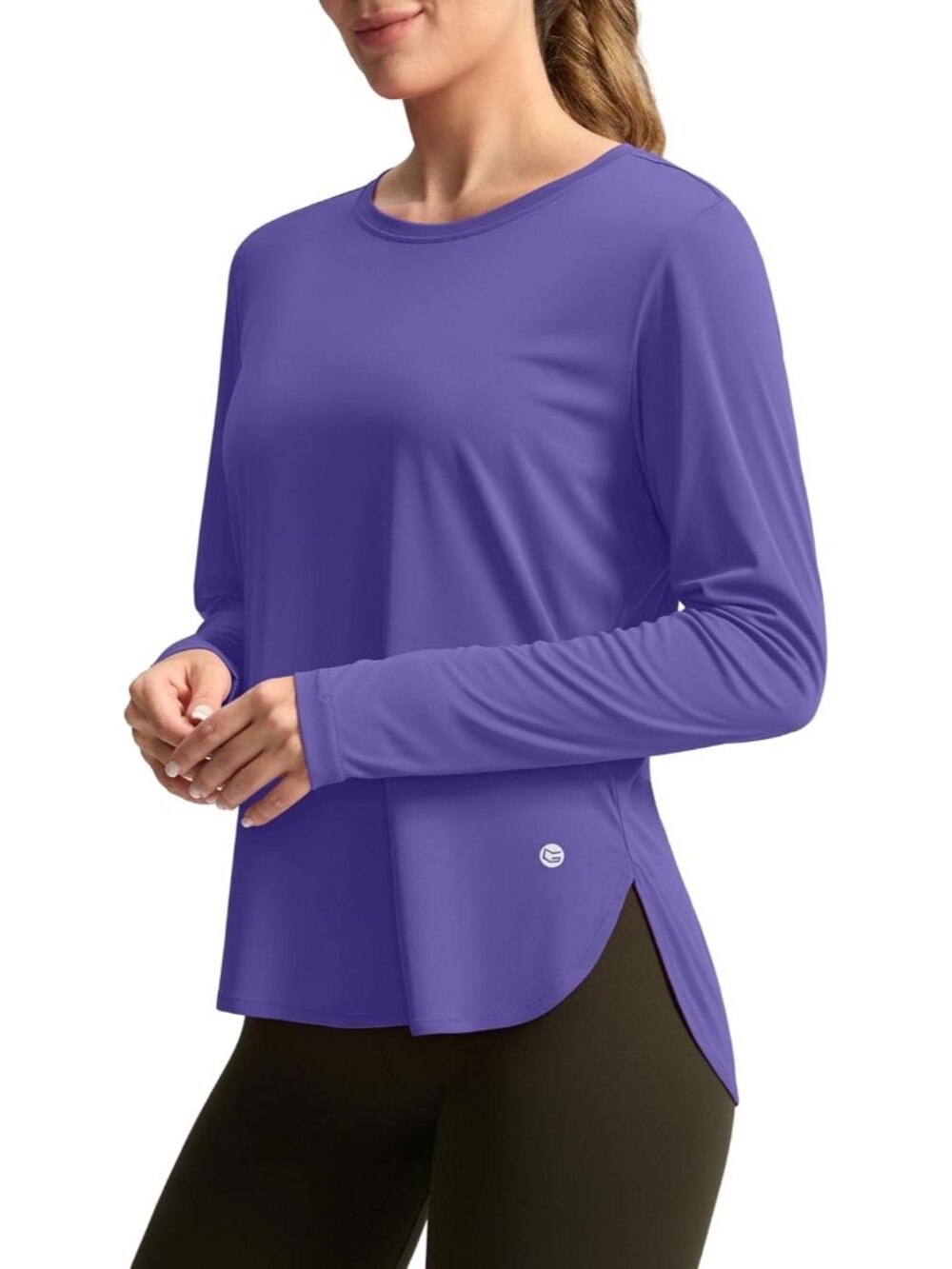 Women's Vintage Purple Long Sleeve Lightweight Quick Dry 50+ UV Protection Shirt